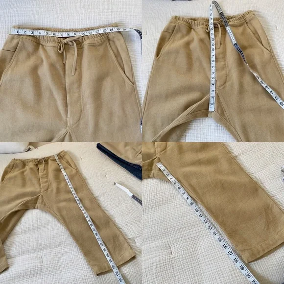❌SOLD❌ MATTEO Los Angeles Linen Cropped Pants - Picture 11 of 12